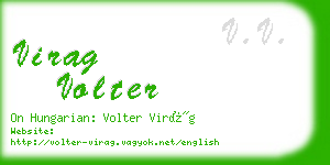 virag volter business card